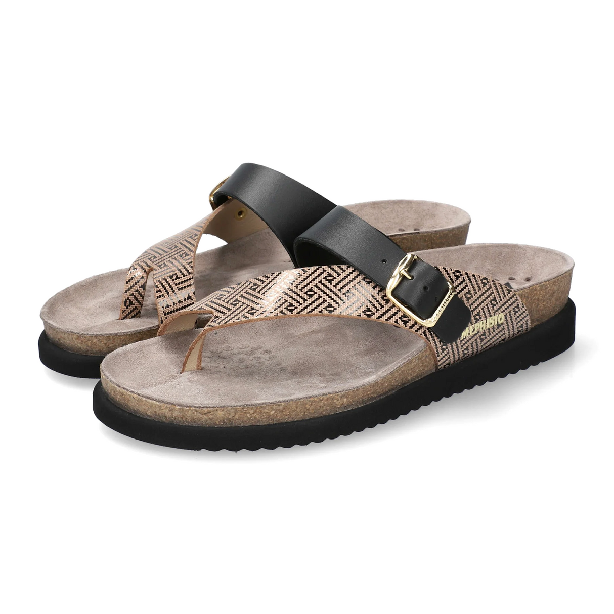 Mephisto Helen Mix Sandal (Women) - Black Helios