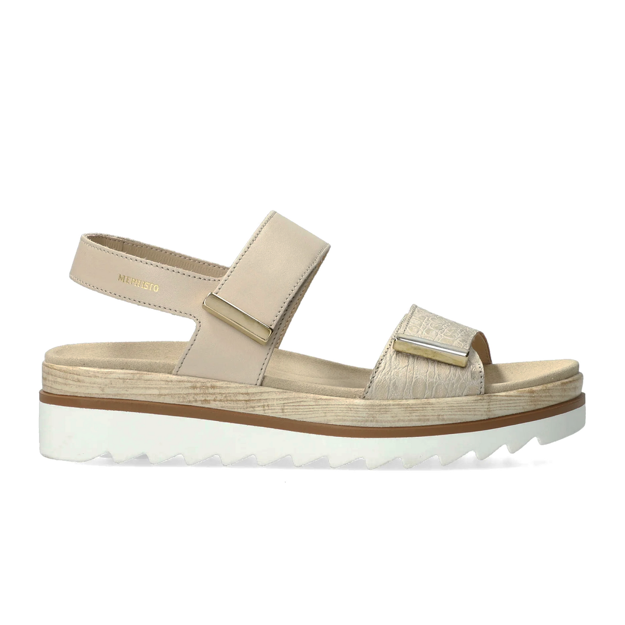 Mephisto Dominica Backstrap Sandal (Women) - Light Sand Tortuga