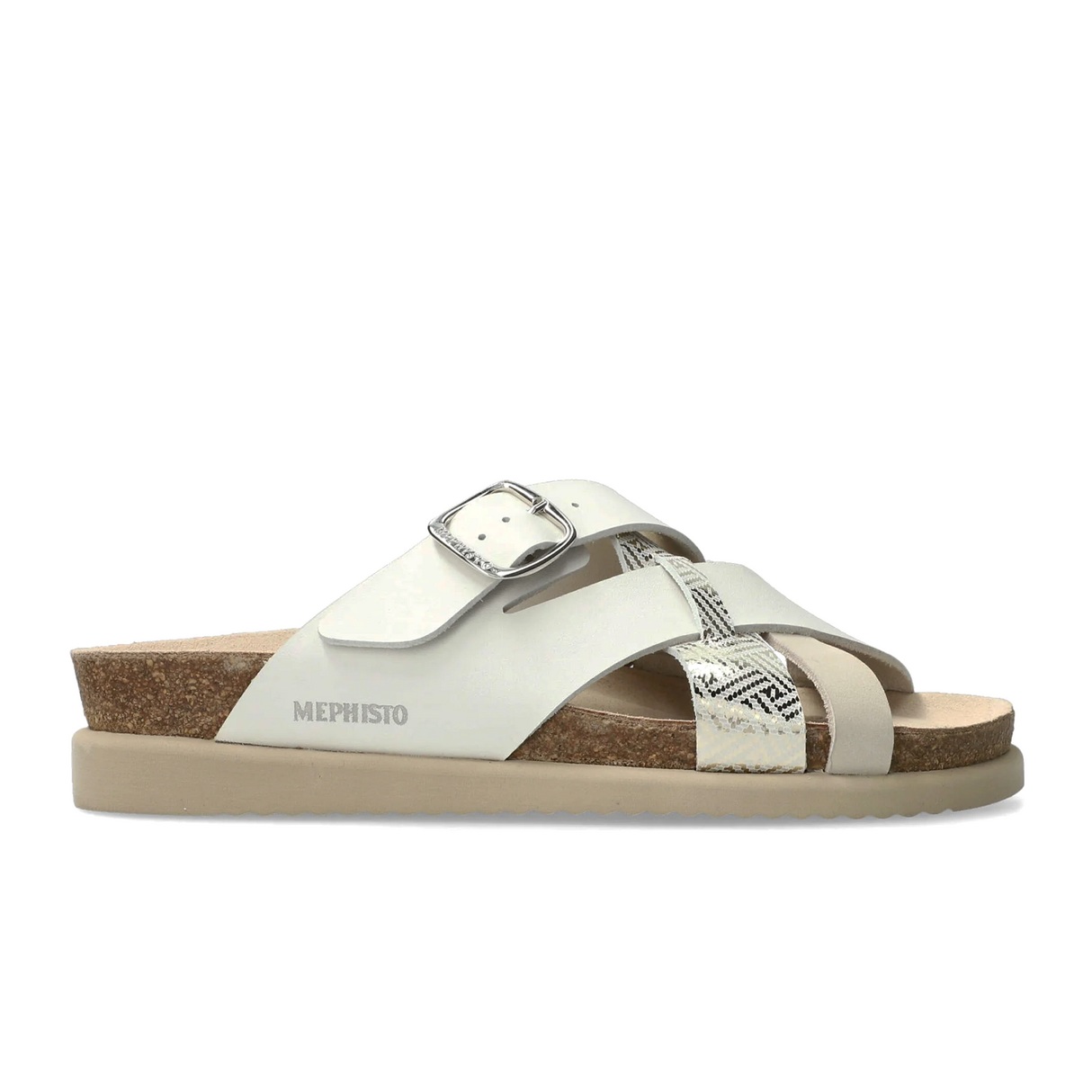 Mephisto Hida Slide Sandal (Women) - Fog Sandalbuck