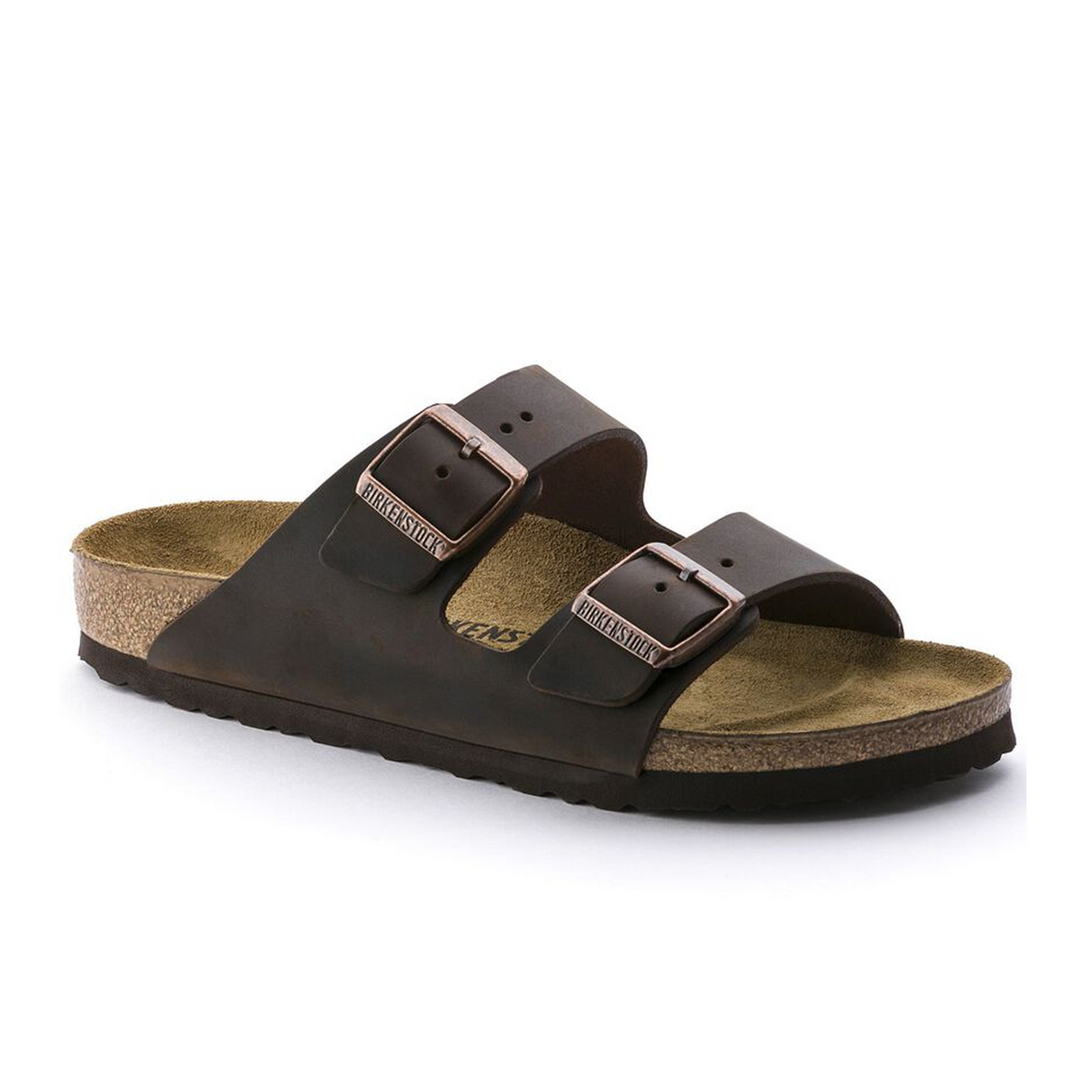 Birkenstock Arizona Slide Sandal (Unisex) - Habana Oiled Leather Sandals - Slide - The Heel Shoe Fitters