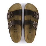 Birkenstock Arizona Narrow Slide Sandal (Unisex) - Habana Oiled Leather Sandals - Slide - The Heel Shoe Fitters