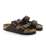 Birkenstock Arizona Slide Sandal (Unisex) - Habana Oiled Leather Sandals - Slide - The Heel Shoe Fitters