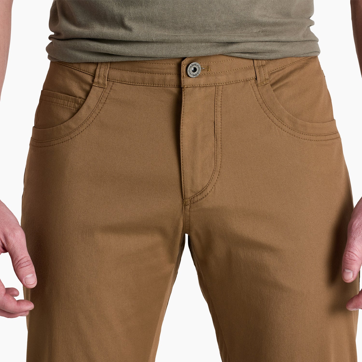 Kuhl Resistor Lite Tapered Jean (Men) - Dark Khaki Apparel - Bottom - Pant - The Heel Shoe Fitters