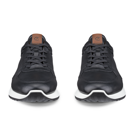 ECCO ASTIR NEO Dress Sneaker (Men) - Black/Mink Athletic - Casual - Lace Up - The Heel Shoe Fitters