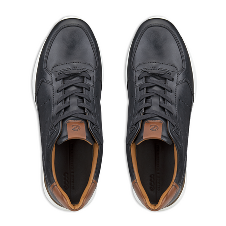 ECCO ASTIR NEO Dress Sneaker (Men) - Black/Mink Athletic - Casual - Lace Up - The Heel Shoe Fitters