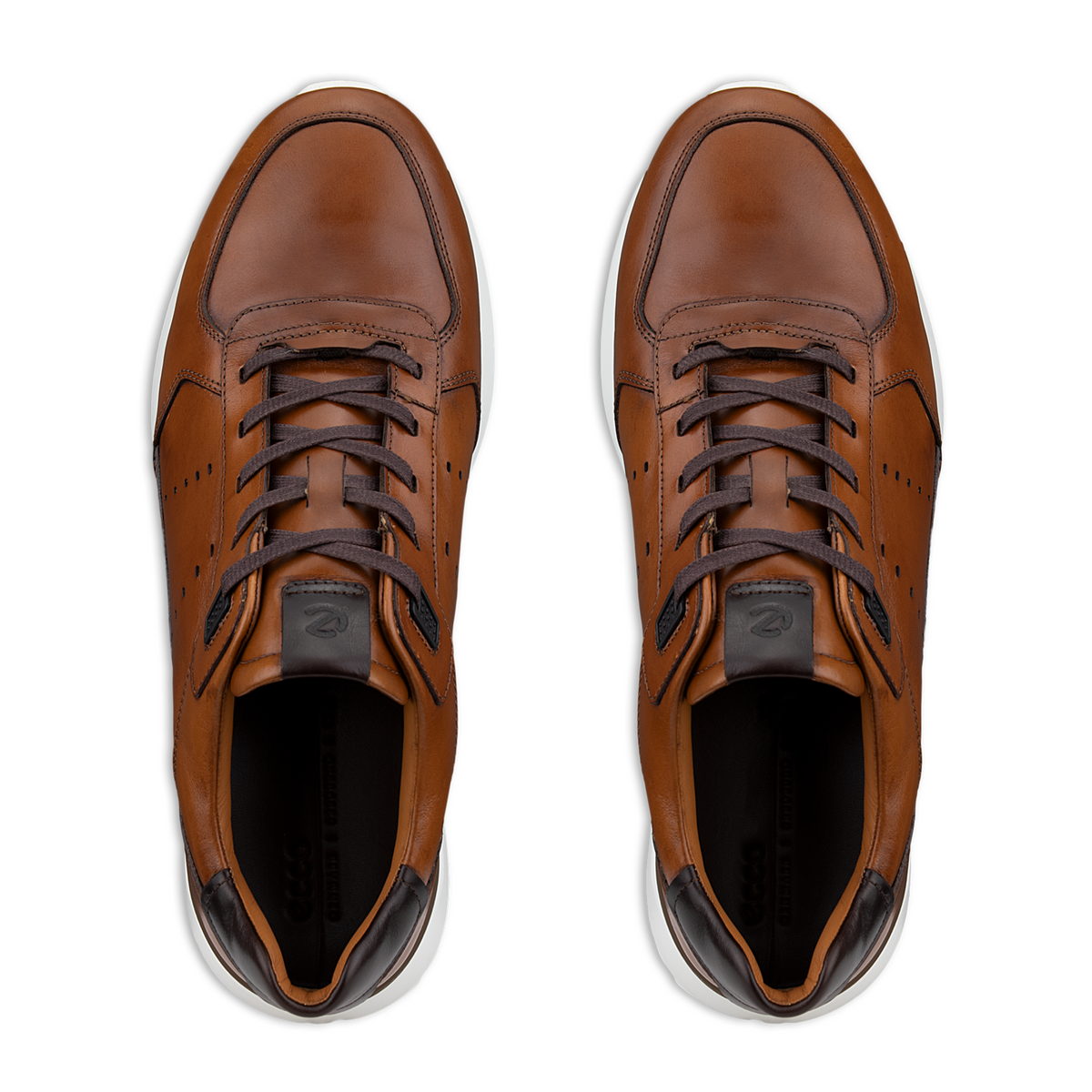 ECCO ASTIR NEO Dress Sneaker (Men) - Saddle/Cocoa Brown