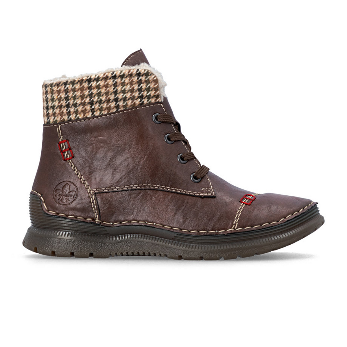 Rieker Angela 53631 Sneaker (Women) - Chestnut/Natur Multi