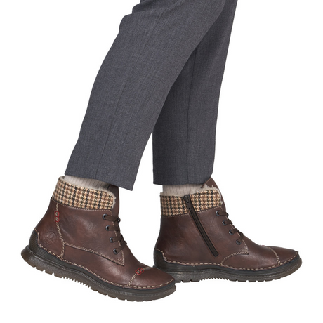 Rieker Angela 53631 Sneaker (Women) - Chestnut/Natur Multi Athletic - Casual - Slip On - The Heel Shoe Fitters