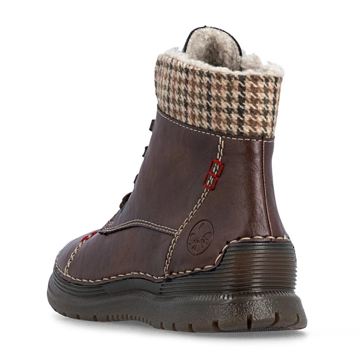 Rieker Angela 53631 Sneaker (Women) - Chestnut/Natur Multi Athletic - Casual - Slip On - The Heel Shoe Fitters