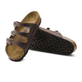 Birkenstock Florida Soft Footbed Slide Sandal (Women) - Habana Oiled Leather Sandals - Slide - The Heel Shoe Fitters