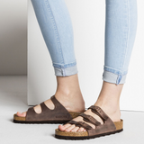 Birkenstock Florida Soft Footbed Slide Sandal (Women) - Habana Oiled Leather Sandals - Slide - The Heel Shoe Fitters