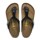 Birkenstock Gizeh Sandal (Women) - Graceful Licorice Birko-Flor Sandals - Thong - The Heel Shoe Fitters