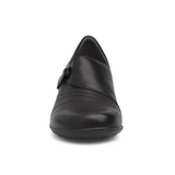 Dansko Franny Slip On (Women) - Black Milled Nappa Dress-Casual - Monk Straps - The Heel Shoe Fitters
