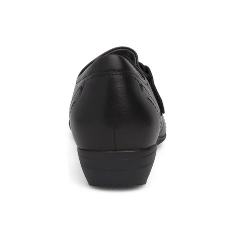 Dansko Franny Slip On (Women) - Black Milled Nappa Dress-Casual - Monk Straps - The Heel Shoe Fitters