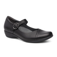 Dansko Fawna Mary Jane (Women) - Black Milled Nappa Dress-Casual - Mary Janes - The Heel Shoe Fitters