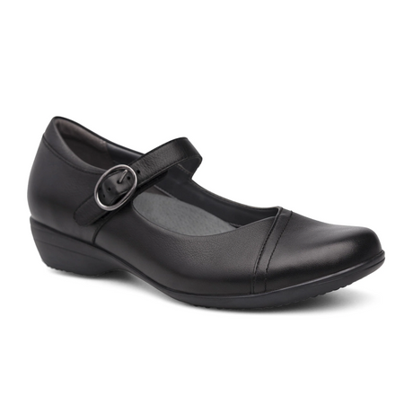 Dansko Fawna Mary Jane (Women) - Black Milled Nappa Dress-Casual - Mary Janes - The Heel Shoe Fitters