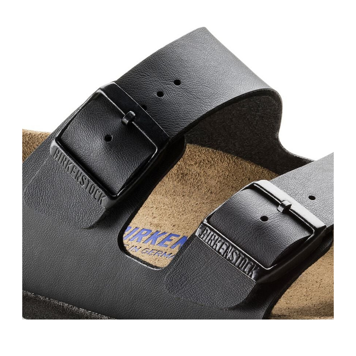 Birkenstock Arizona Soft Footbed Sandal (Unisex) - Black Birko-Flor Sandals - Slide - The Heel Shoe Fitters