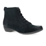 Dansko Finnley Ankle Boot (Women) - Black Burnished Nubuck Boots - Casual - Low - The Heel Shoe Fitters