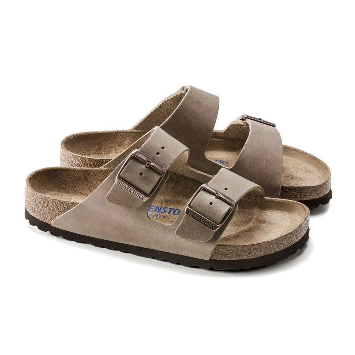 Birkenstock Arizona Soft Footbed Slide Sandal (Unisex) - Tobacco Oiled Leather Sandals - Slide - The Heel Shoe Fitters