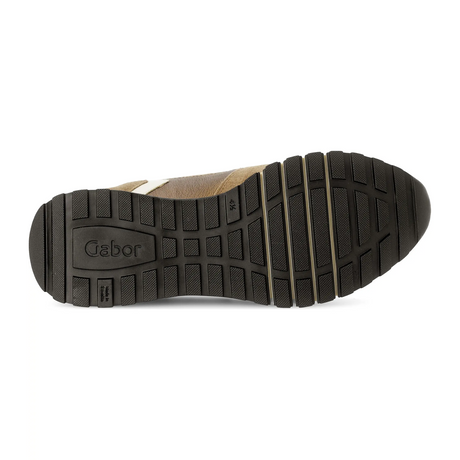 Gabor 378 Kinsey Sneaker (Women) - Latte/Farro/Champ Athletic - Casual - Slip On - The Heel Shoe Fitters