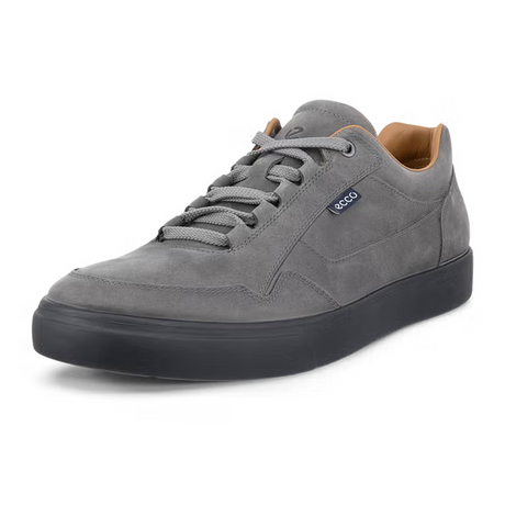 ECCO Soft 10 Walking Sneaker (Men) - Steel Athletic - Casual - Lace Up - The Heel Shoe Fitters