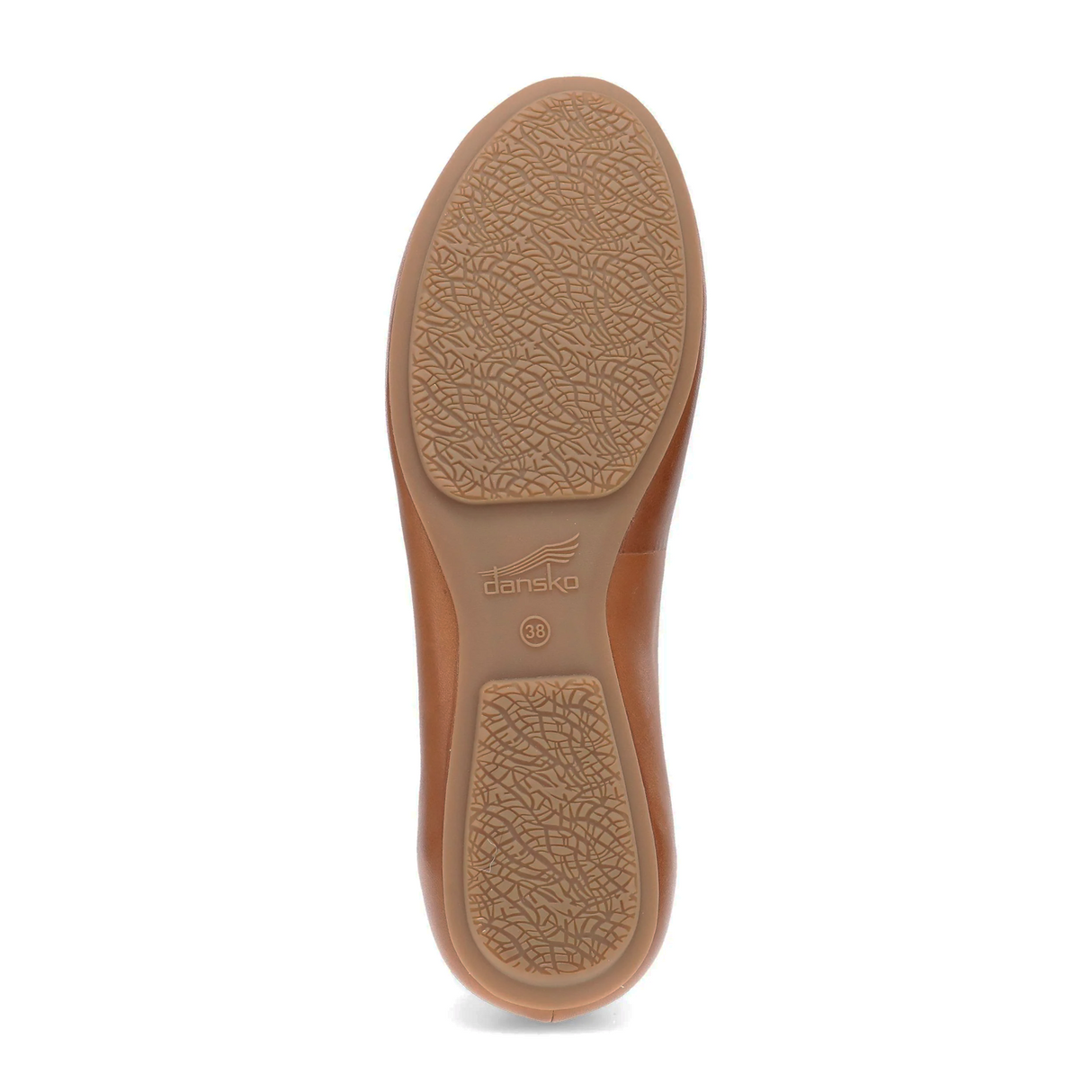 Dansko Mollie Flat (Women) - Luggage Nappa Dress-Casual - Flat - The Heel Shoe Fitters