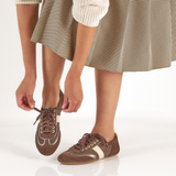 Dansko Milana Sneaker (Women) - Chocolate/Pewter