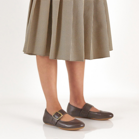 Dansko Matilda Mary Jane (Women) - Chocolate Dress-Casual - Flat - The Heel Shoe Fitters