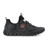 Rieker Angela 57550 Sneaker (Women) - Schwarz/Chestnut