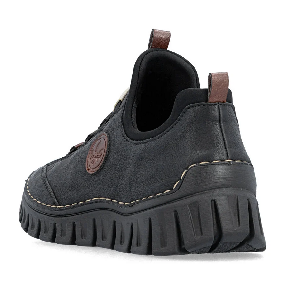 Rieker Angela 57550 Sneaker (Women) - Schwarz/Chestnut