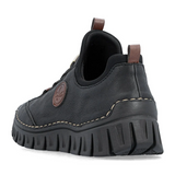 Rieker Angela 57550 Sneaker (Women) - Schwarz/Chestnut