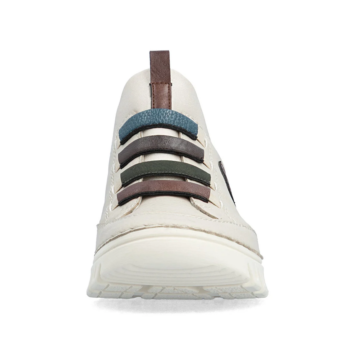 Rieker Angela 57550 Sneaker (Women) - Crema/Chestnut