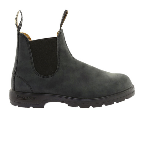 Blundstone Classic 587 Chelsea Boot (Unisex) - Rustic Black Boots - Casual - Low - The Heel Shoe Fitters