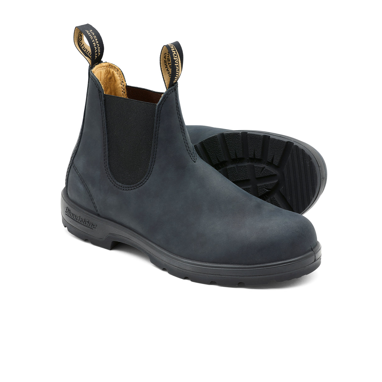 Blundstone Classic 587 Chelsea Boot (Unisex) - Rustic Black Boots - Casual - Low - The Heel Shoe Fitters