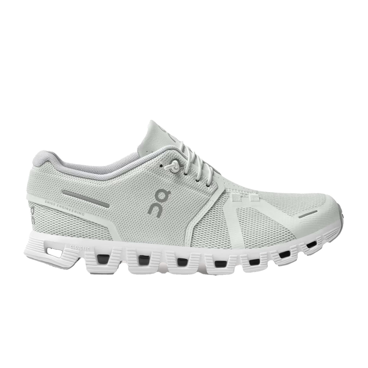 On Running Cloud 5 Running Shoe (Women) - Ice/White Athletic - Running - The Heel Shoe Fitters