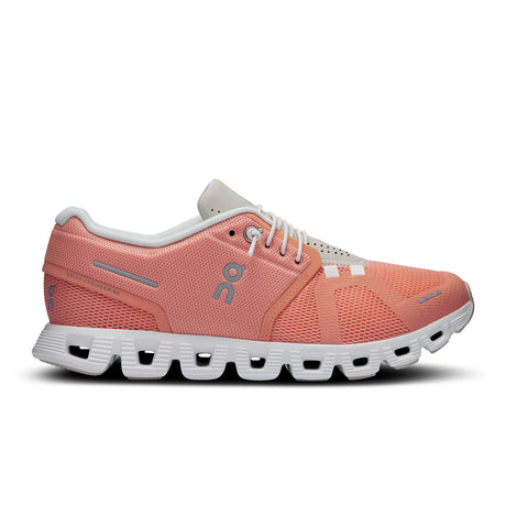 On Running Cloud 5 Running Shoe (Women) - Flamingo/Pearl Athletic - Running - Cushion - The Heel Shoe Fitters