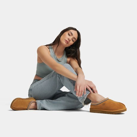 UGG® Tasman (Women) - Chestnut Dress-Casual - Slippers - The Heel Shoe Fitters