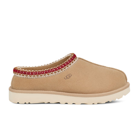 UGG® Tasman (Women) - Sand/Dark Cherry Dress-Casual - Slippers - The Heel Shoe Fitters