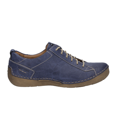 Josef Seibel Fergey 56 Sneaker (Women) - Dark Blue Athletic - Casual - Lace Up - The Heel Shoe Fitters
