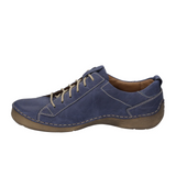 Josef Seibel Fergey 56 Sneaker (Women) - Dark Blue Athletic - Casual - Lace Up - The Heel Shoe Fitters