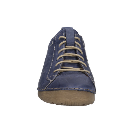 Josef Seibel Fergey 56 Sneaker (Women) - Dark Blue Athletic - Casual - Lace Up - The Heel Shoe Fitters