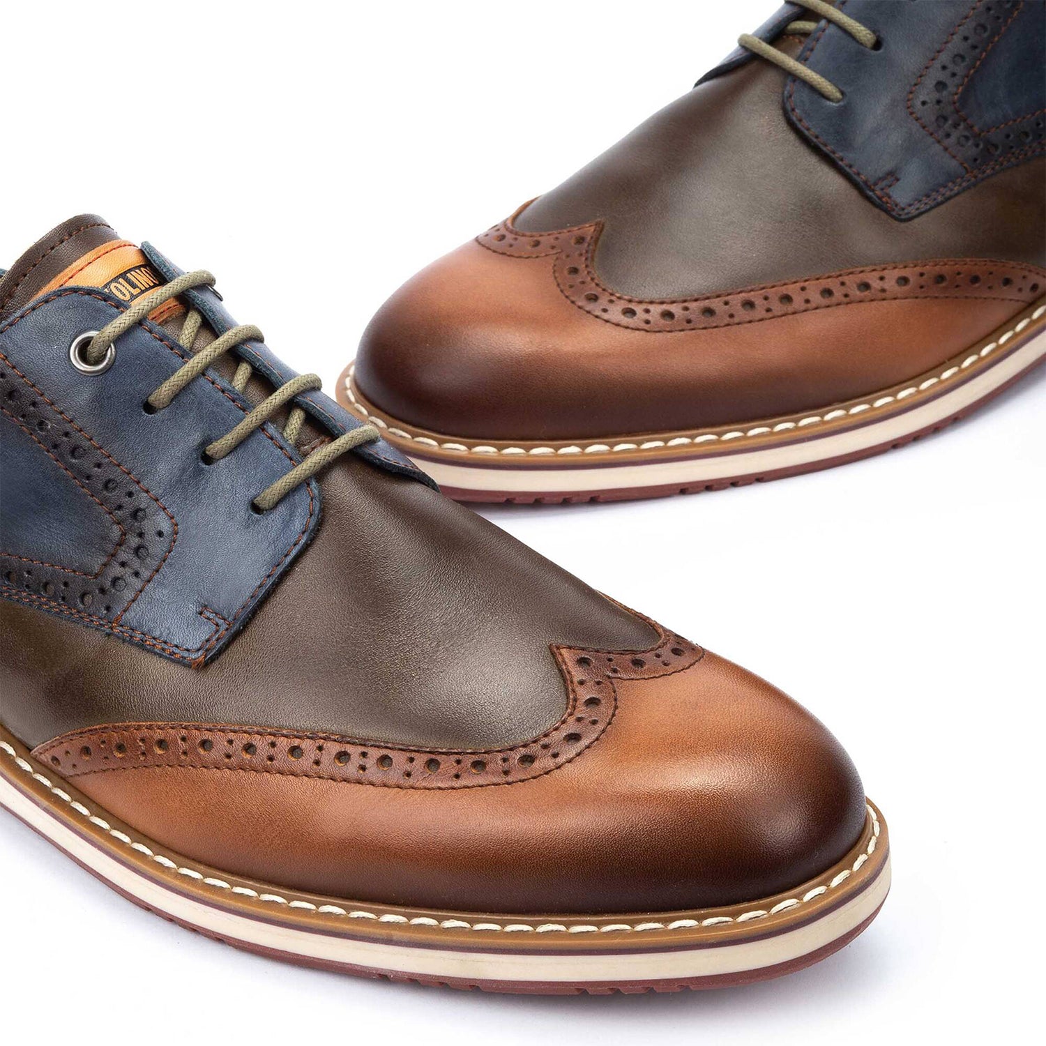 Pikolinos Avila M1T-4191C1 Oxford (Men) - Brandy Leather Dress-Casual - Oxford - The Heel Shoe Fitters