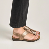Dansko Reece Backstrap Sandal (Women) - Bronze Metallic Sandal - Backstrap - The Heel Shoe Fitters