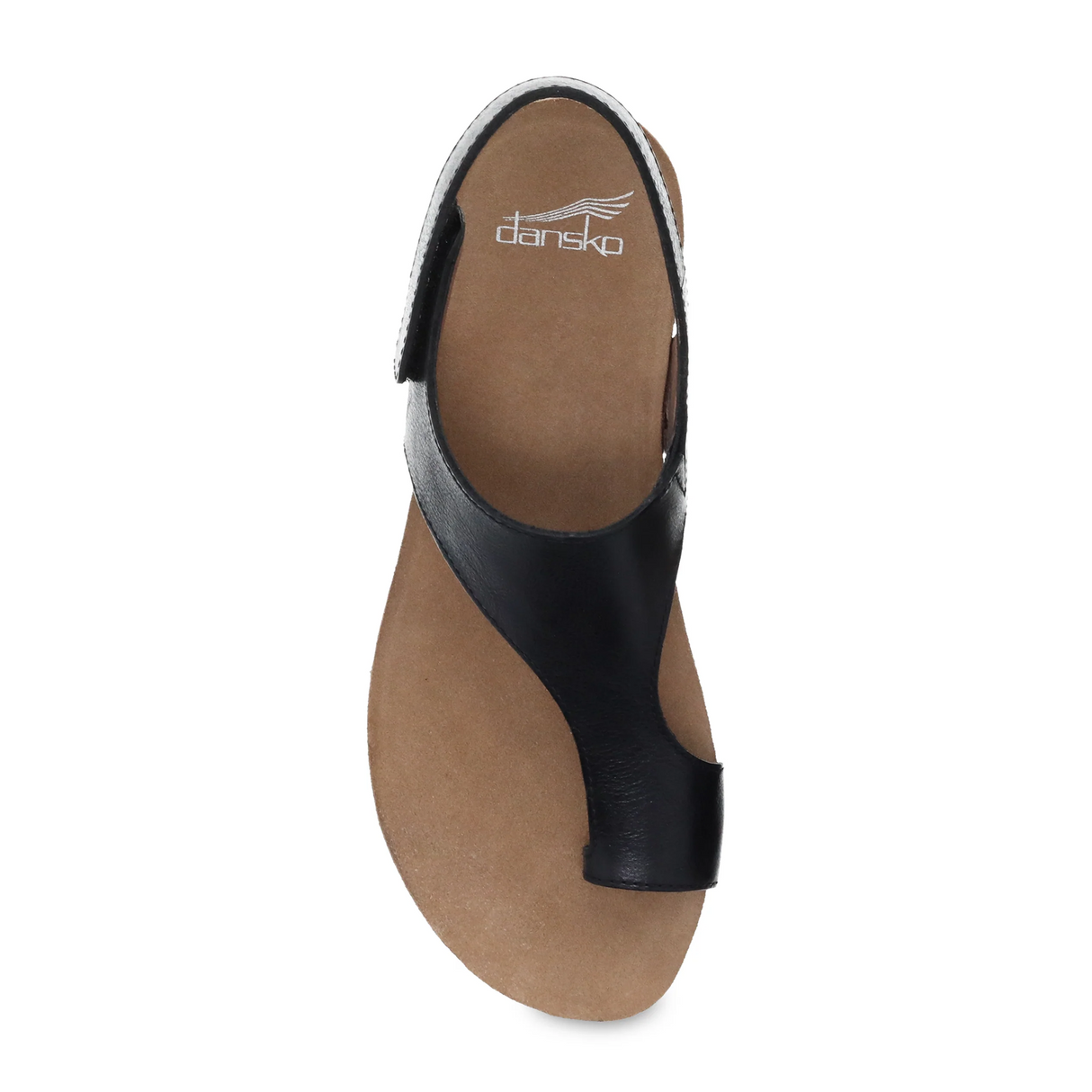Dansko Reece Backstrap Sandal (Women) - Black Waxy Burnished Sandal - Backstrap - The Heel Shoe Fitters
