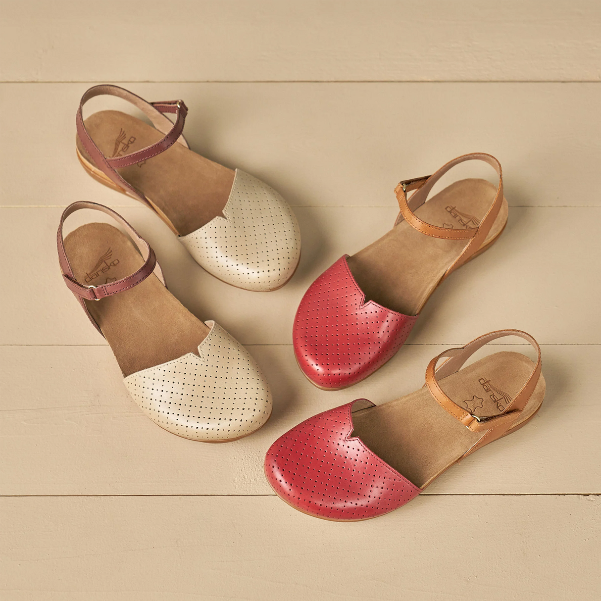 Dansko Rowan Mary Jane (Women) - Sand Perf