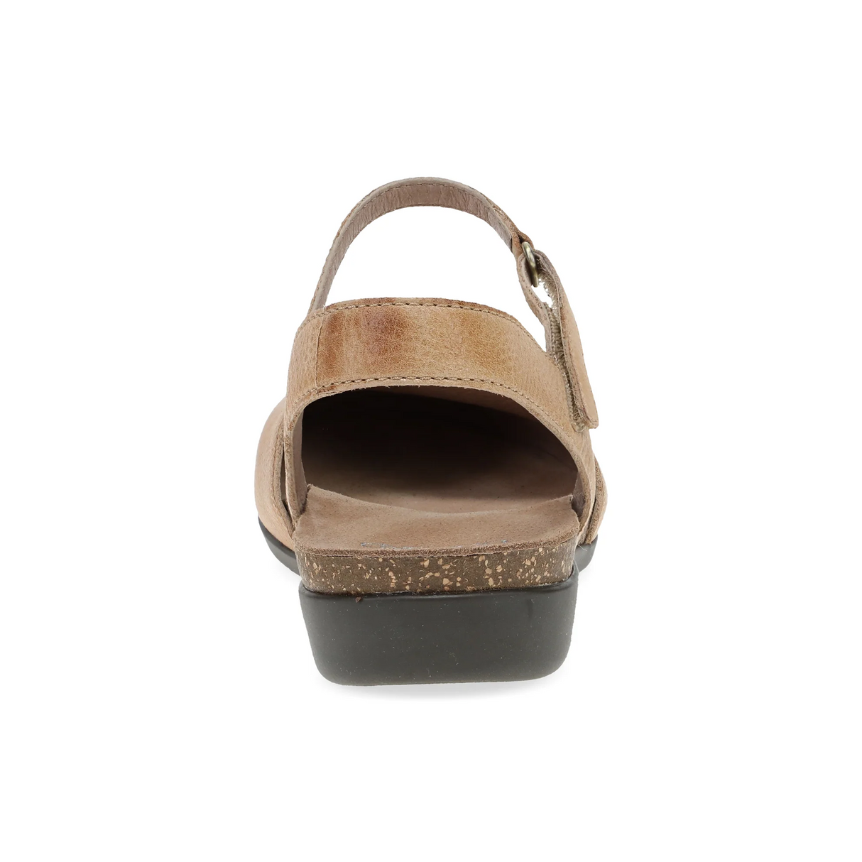 Dansko Rowan Backstrap Sandal (Women) - Honey Distressed Dress-Casual - Flat - The Heel Shoe Fitters