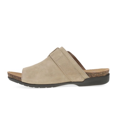 Dansko Rylee Sandal (Women) - Sand Suede Sandal - Thong - The Heel Shoe Fitters
