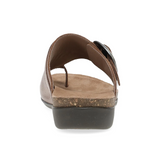 Dansko Rylee Sandal (Women) - Brown Leather Sandal - Thong - The Heel Shoe Fitters