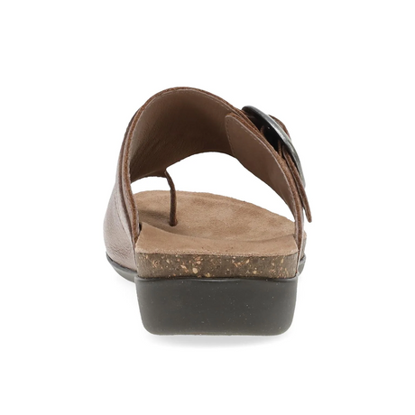 Dansko Rylee Sandal (Women) - Brown Leather Sandal - Thong - The Heel Shoe Fitters