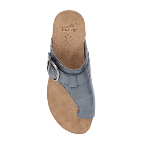 Dansko Rylee Sandal (Women) - Slate Leather Sandal - Thong - The Heel Shoe Fitters